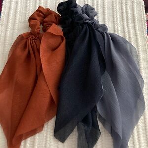 Anthropologie Scarf Hair tie Scrunchies
